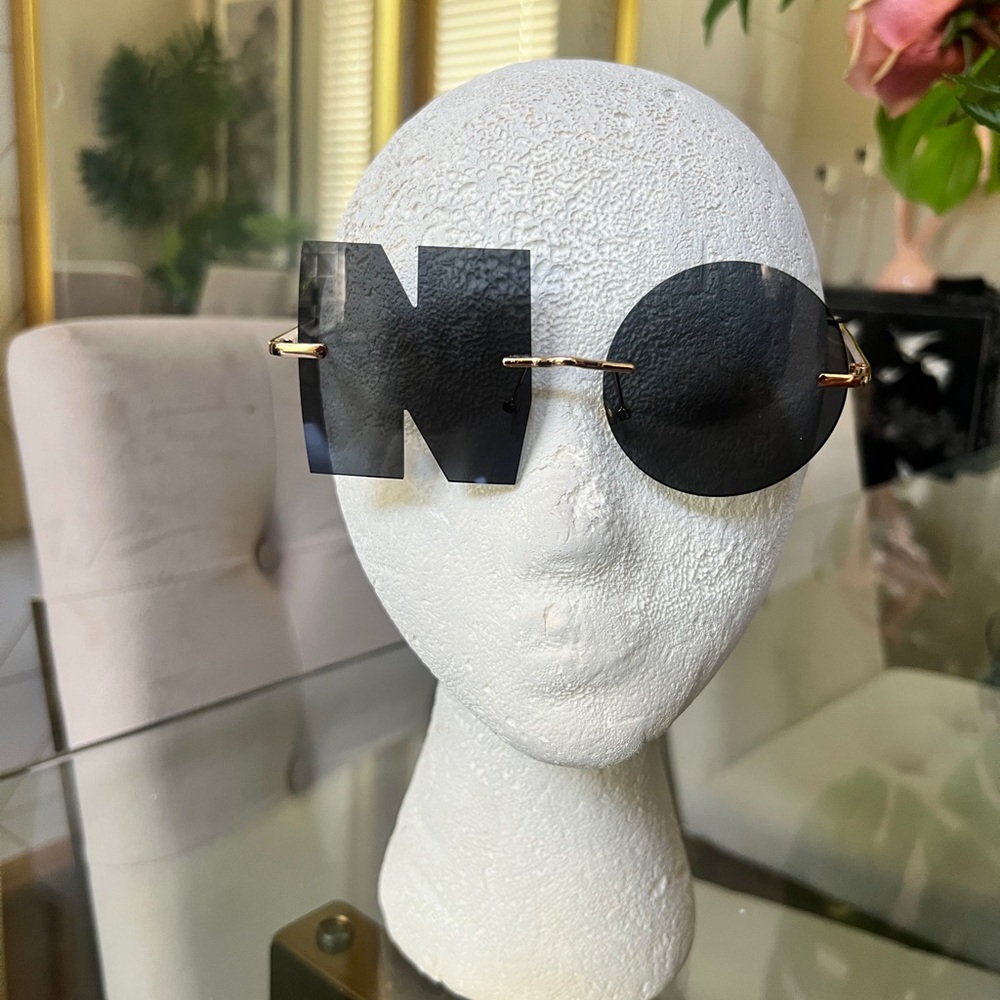 Black Statement Sunglasses